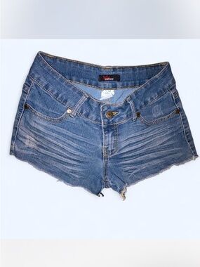 1955 Vintage Distressed Blue Denim Jean short Shorts